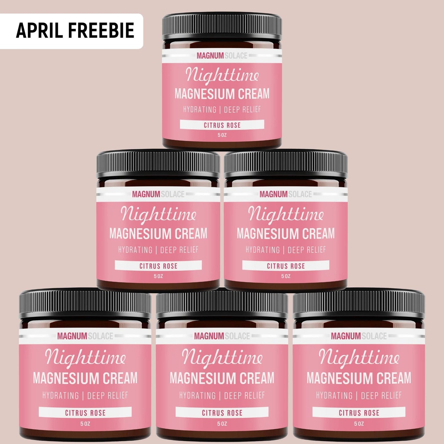 Nighttime Magnesium Cream-Citrus Rose