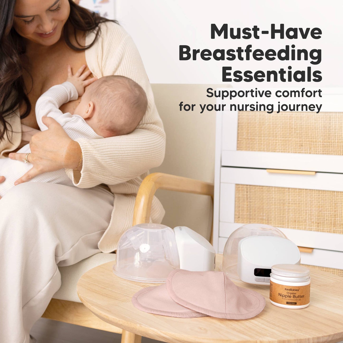 14pk Comfy Nursing Pads, Reusable Breastfeeding Pads