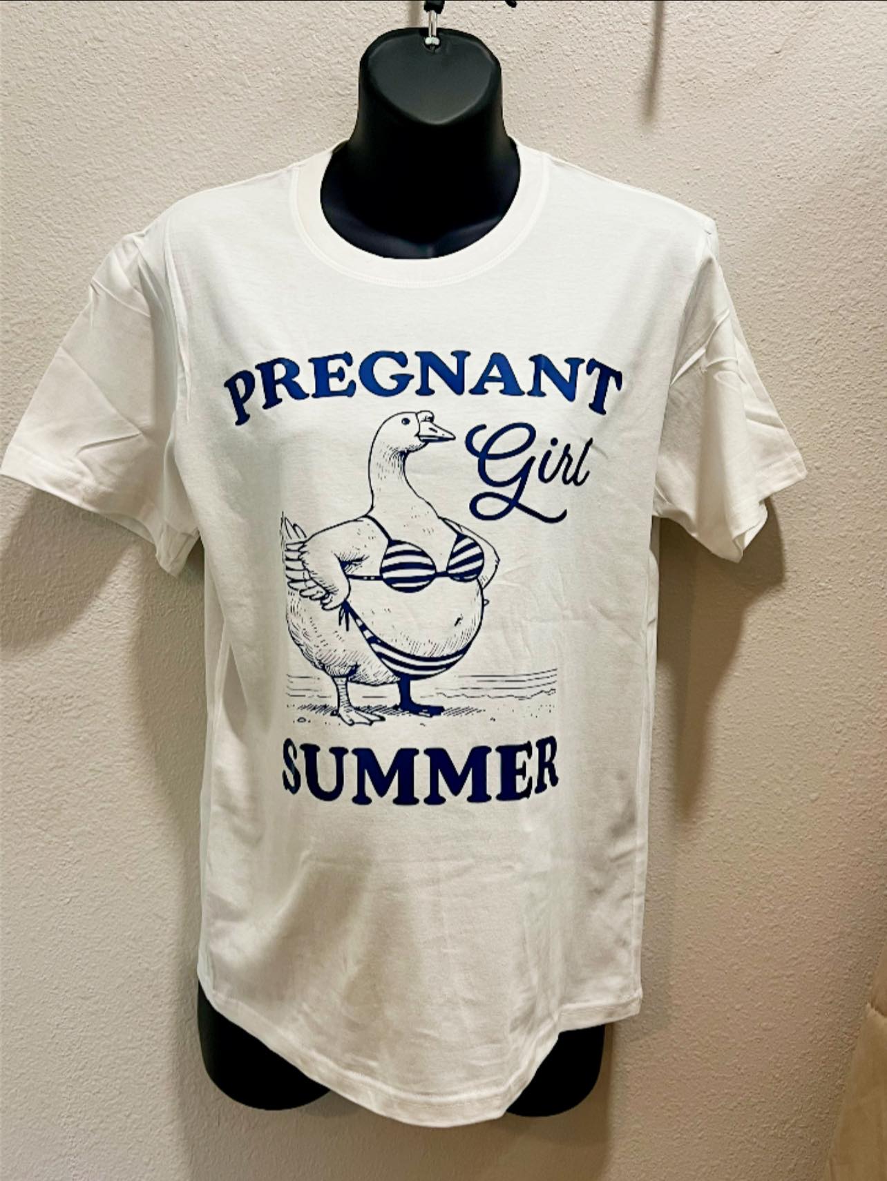 Short Sleeve "Pregnant Girl Summer" Shirt