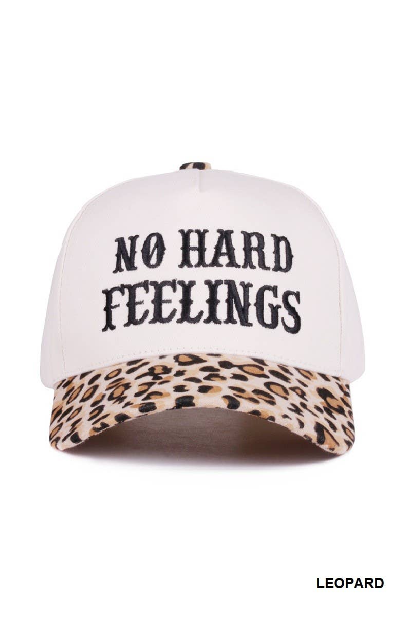 No Hard Feelings Two Tone Canvas Cotton Cap