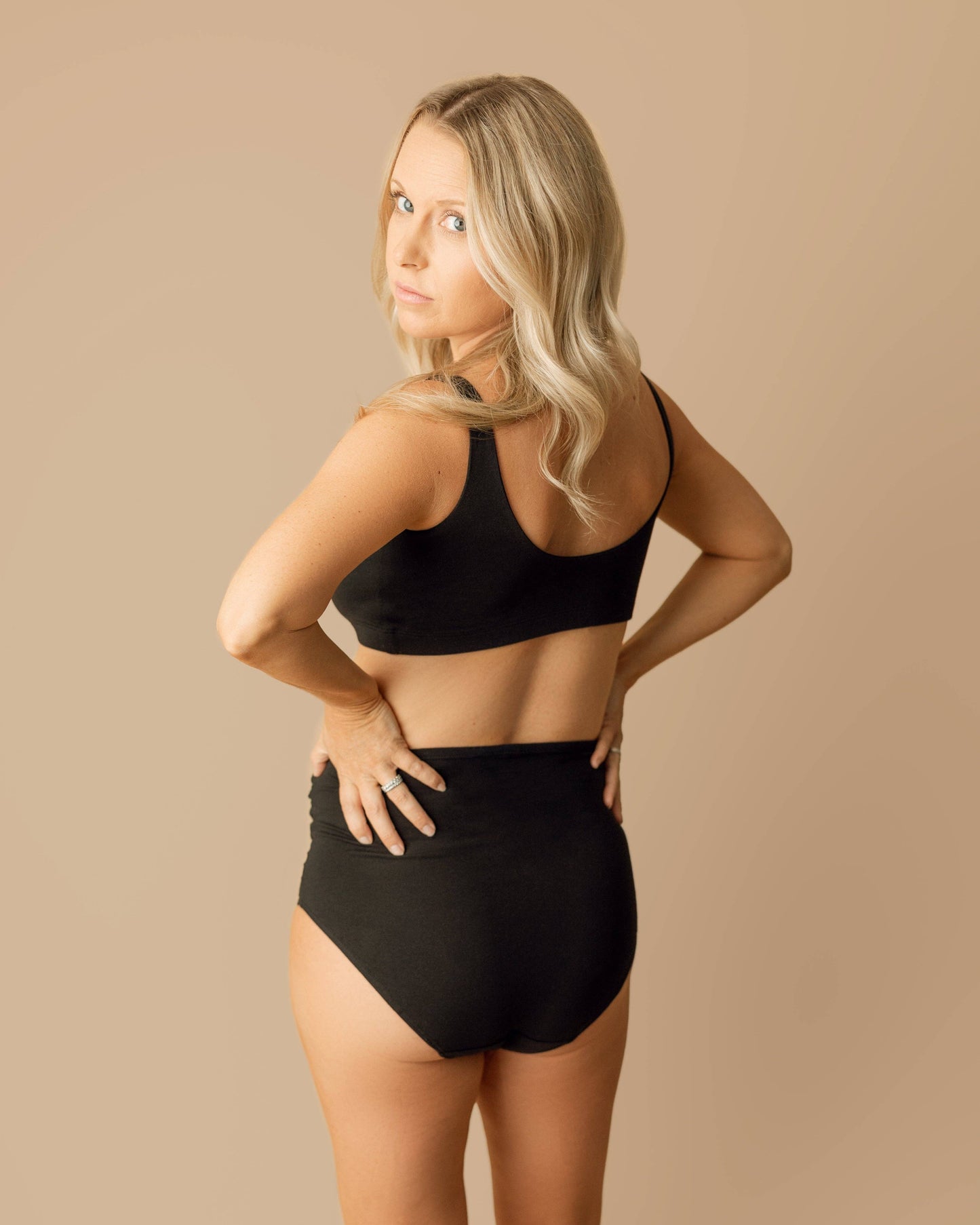 Maternity High Waist Briefs - 95% Organic Cotton