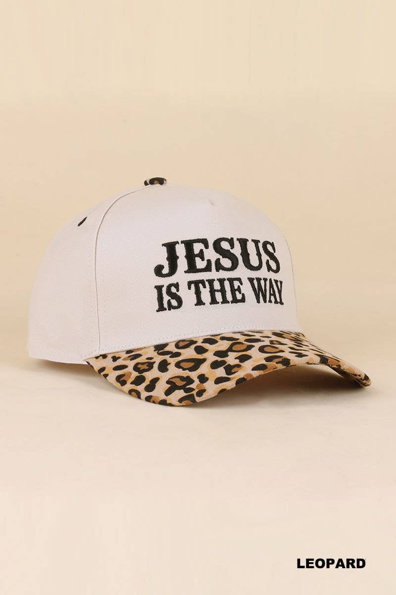 Jesus Is The Way Two Tone Snapback Hat