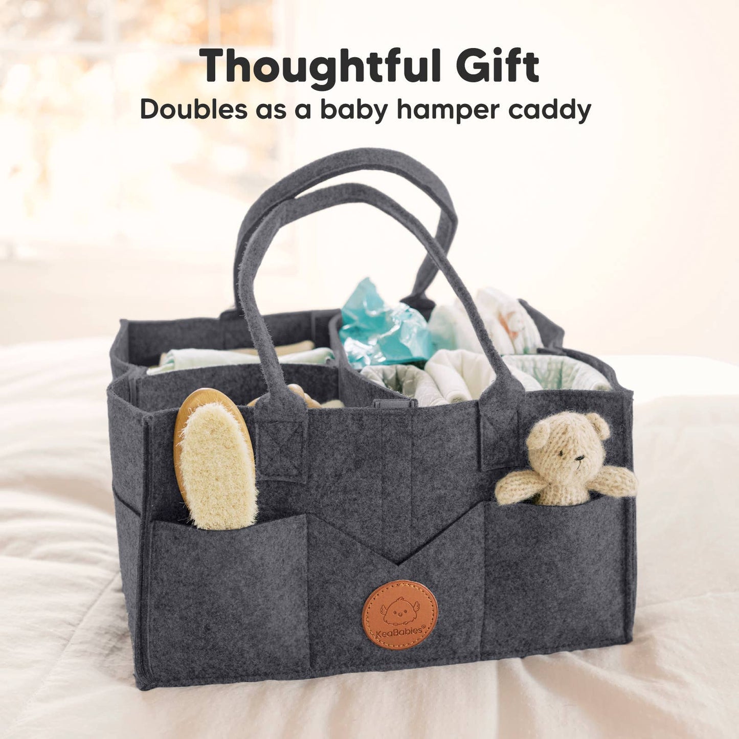 Original Baby Diaper Caddy Organizer for Nursery, Storage