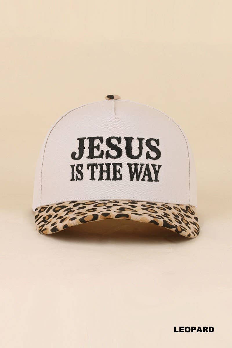 Jesus Is The Way Two Tone Snapback Hat
