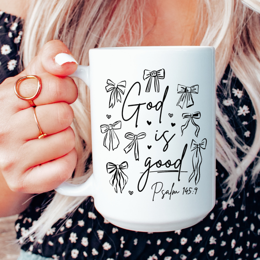 God is good mug, Christian mug, Christian gift, coffee mug