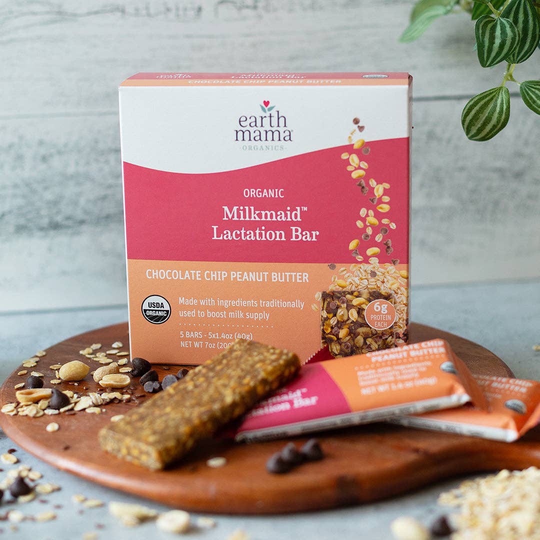 Organic Milkmaid® Lactation Bars Chocolate Chip Peanut Butter