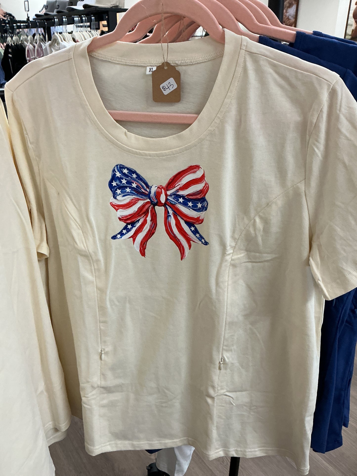 Flag Zipper Shirt