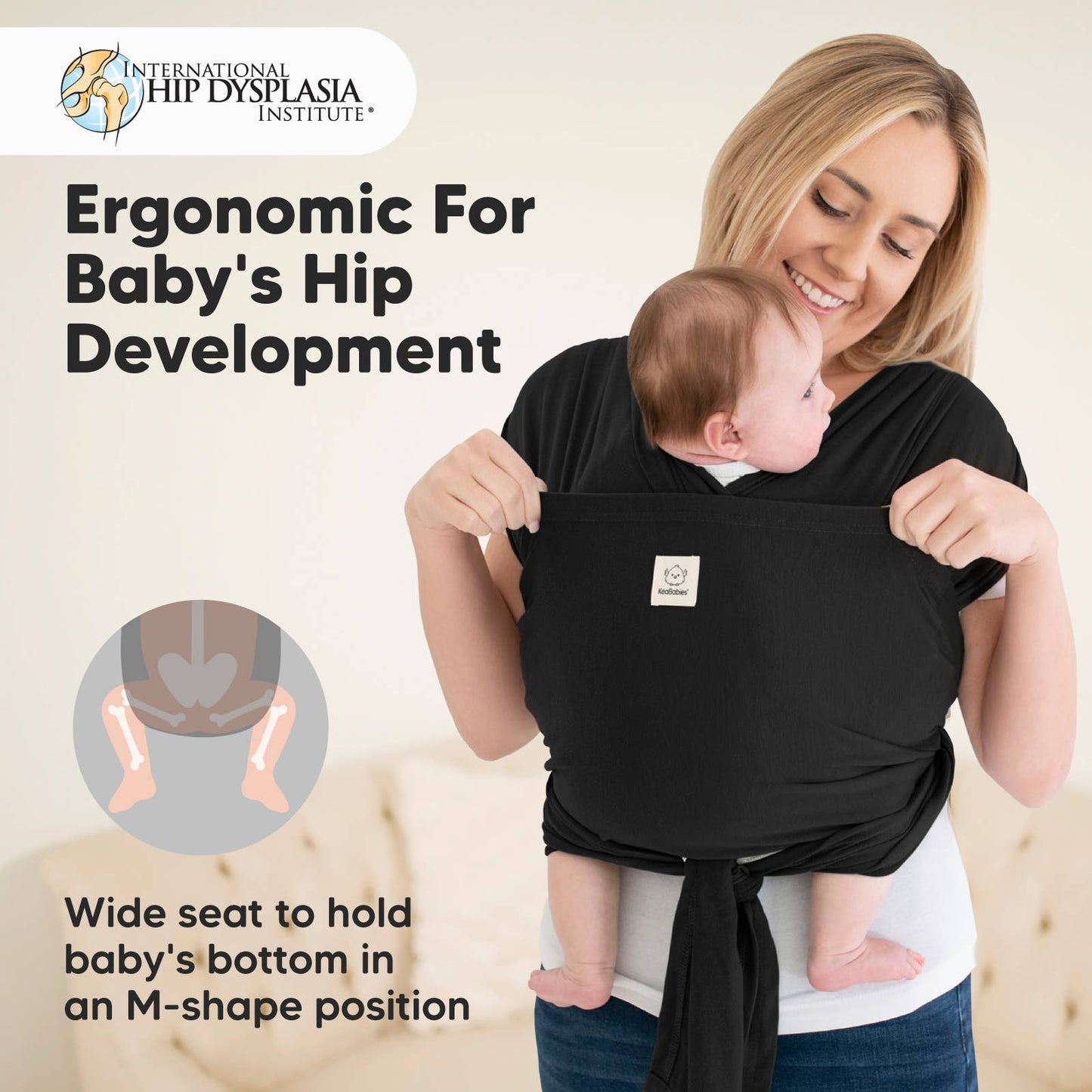 KeaBabies D-Lite Wrap Carrier
