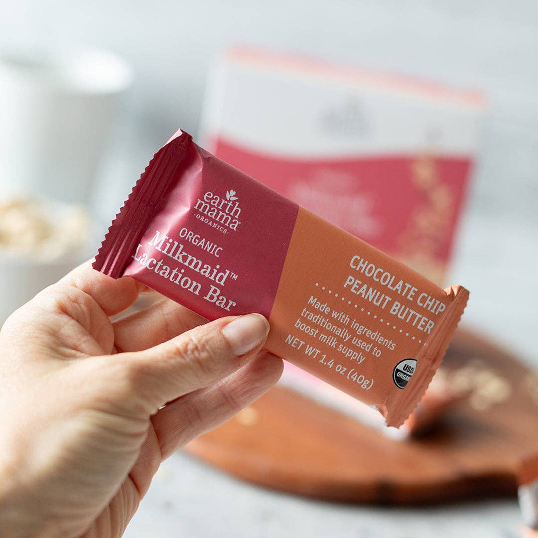 Organic Milkmaid® Lactation Bars Chocolate Chip Peanut Butter