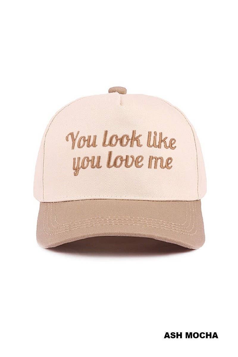 You Look Like You Love Me Two Tone Canvas Cotton