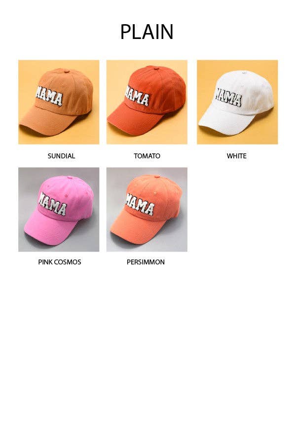 WASHED SHERPA MAMA BASEBALL CAP