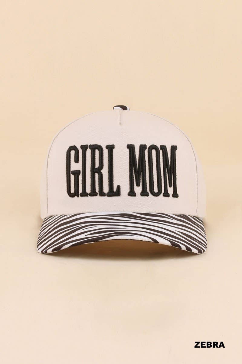 Girl Mom Two Tone Snapback Hat