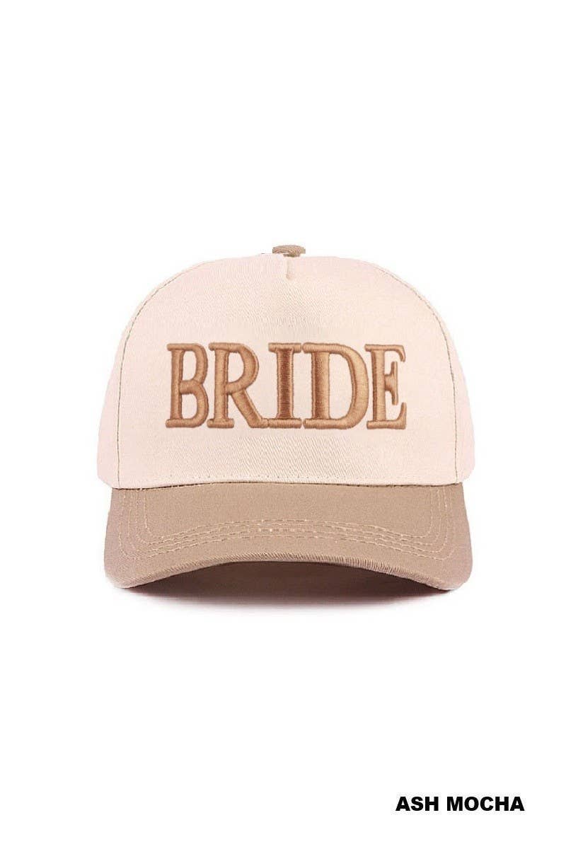 Bride Two Tone Cotton Hat