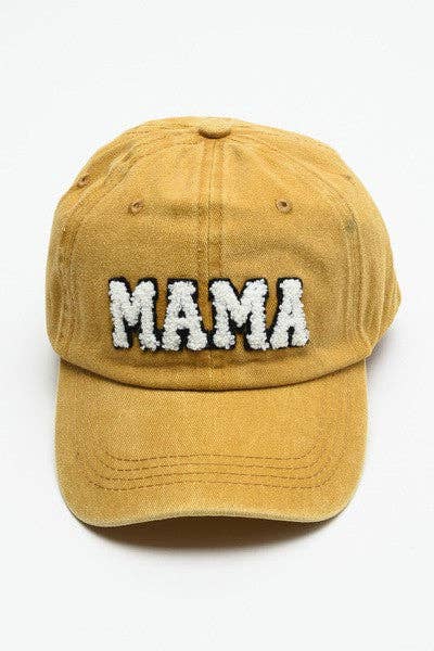 WASHED SHERPA MAMA BASEBALL CAP