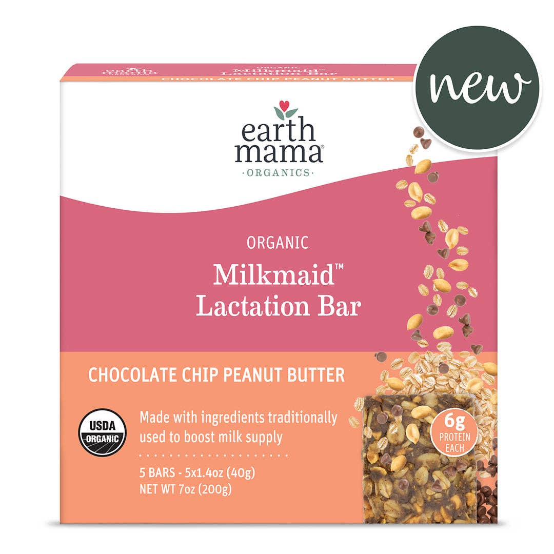Organic Milkmaid® Lactation Bars Chocolate Chip Peanut Butter