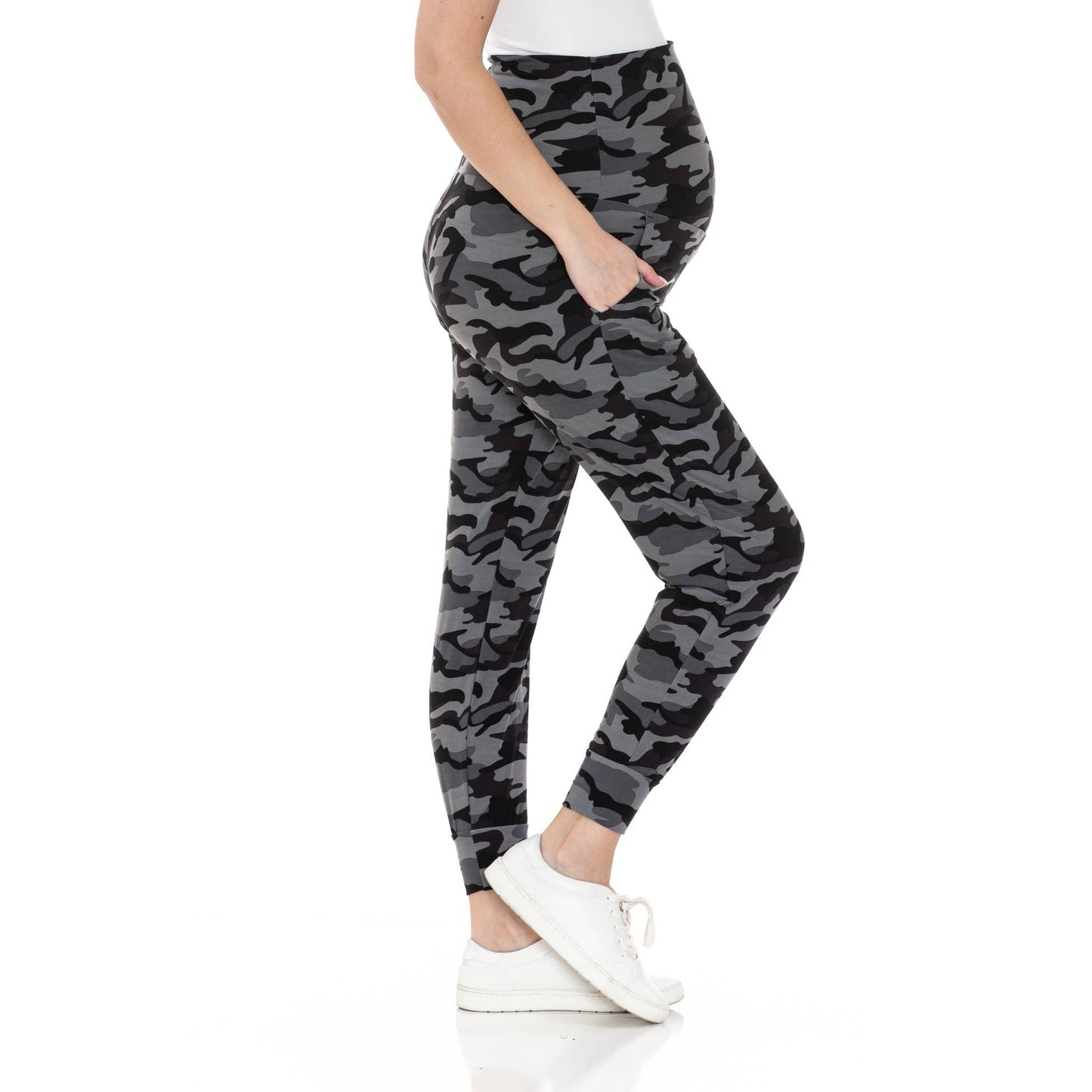 Buttery Soft Maternity Comfort Print Joggers