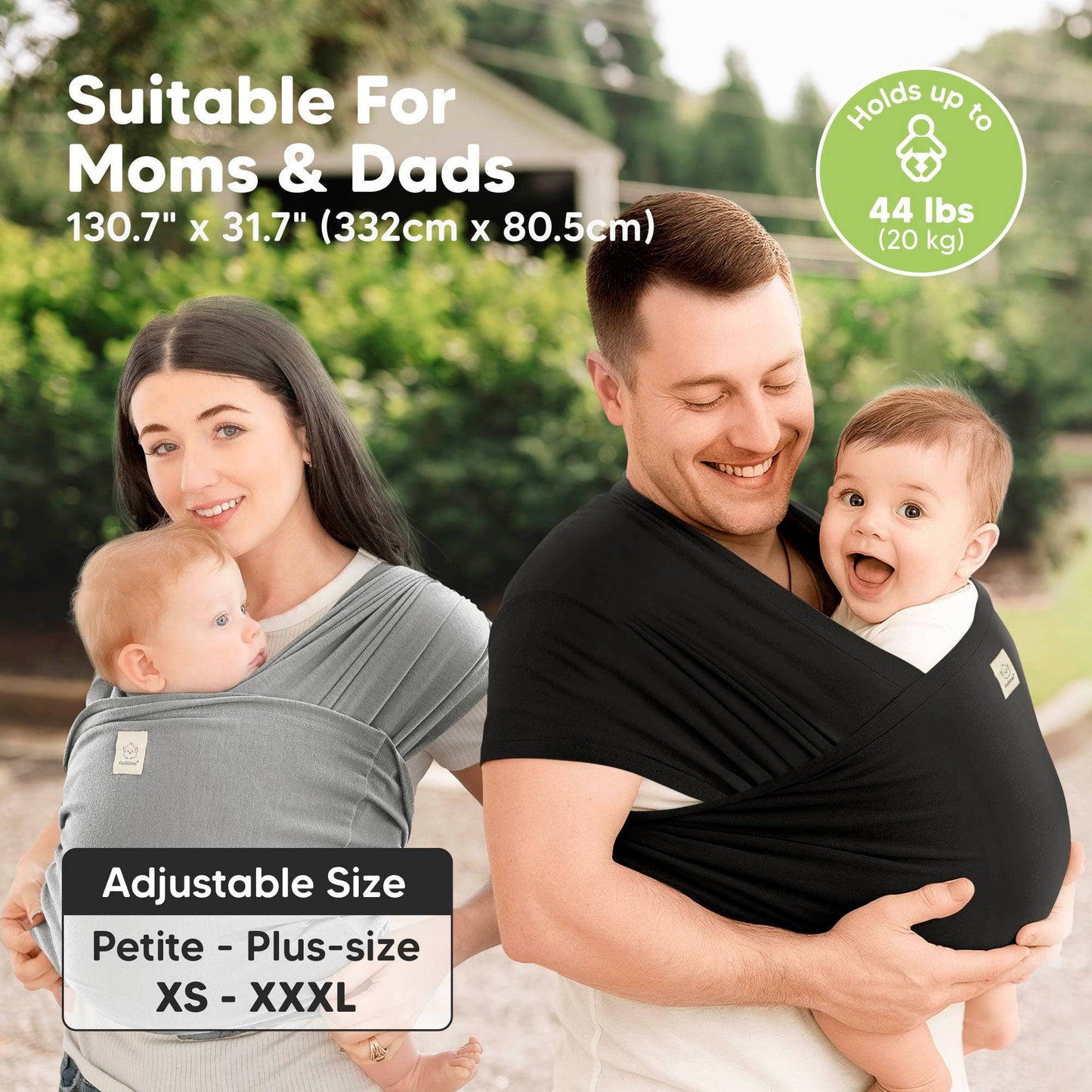 KeaBabies D-Lite Wrap Carrier