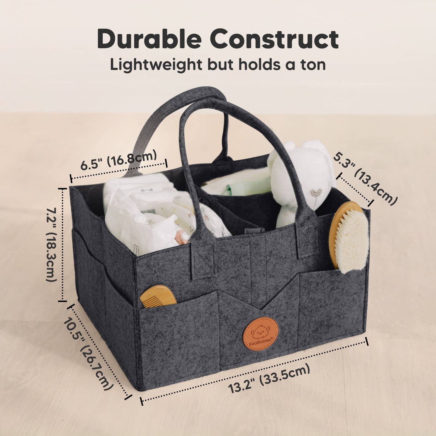 Original Baby Diaper Caddy Organizer for Nursery, Storage