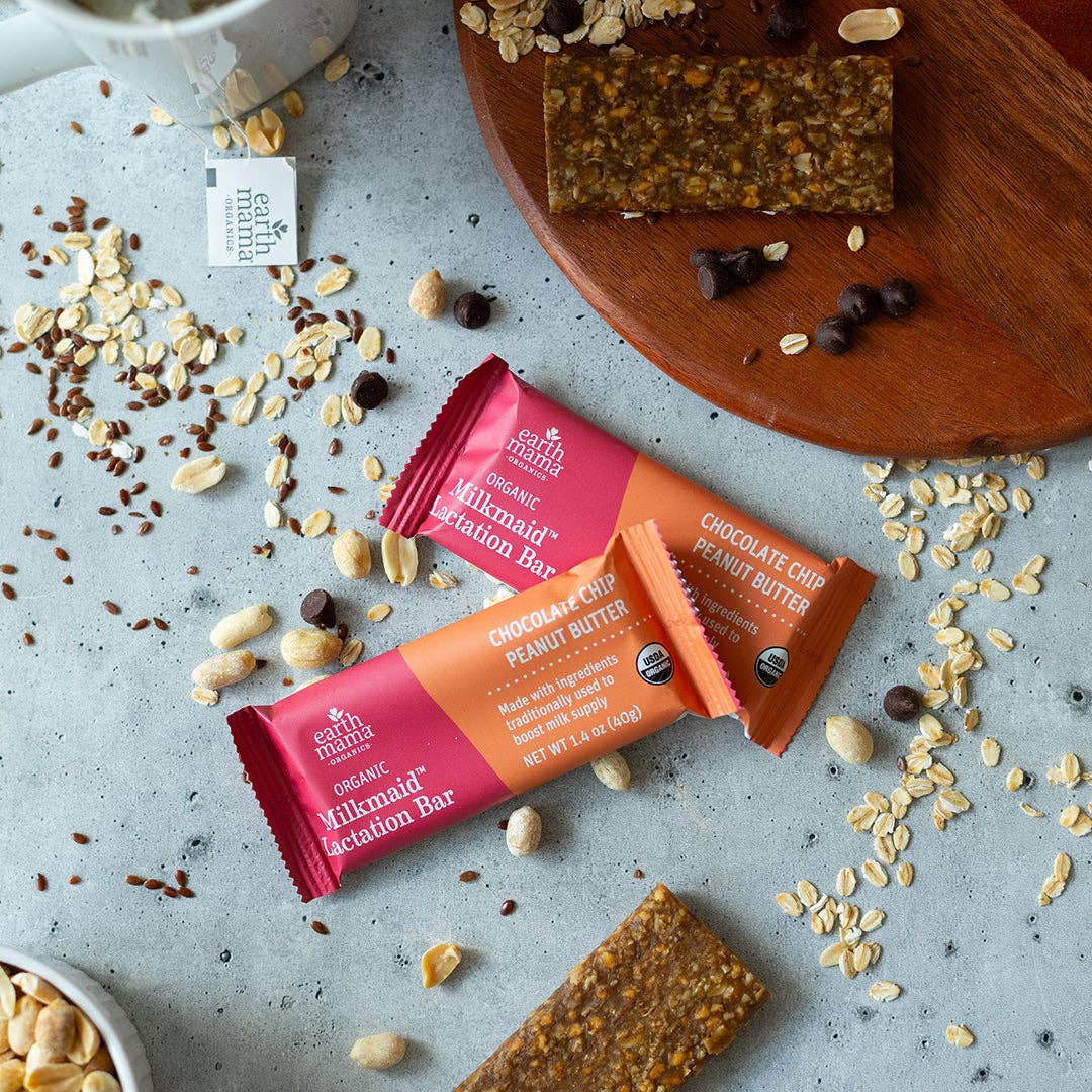 Organic Milkmaid® Lactation Bars Chocolate Chip Peanut Butter