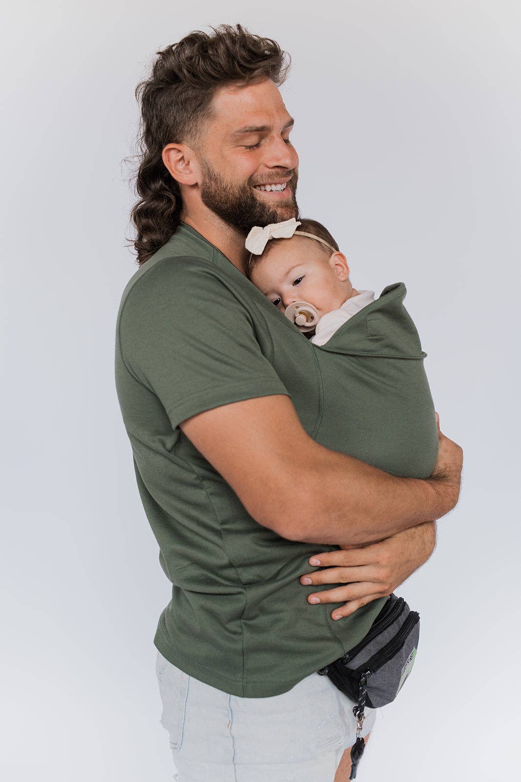 Lalabu Dad Shirt | Baby Carrier | Fern