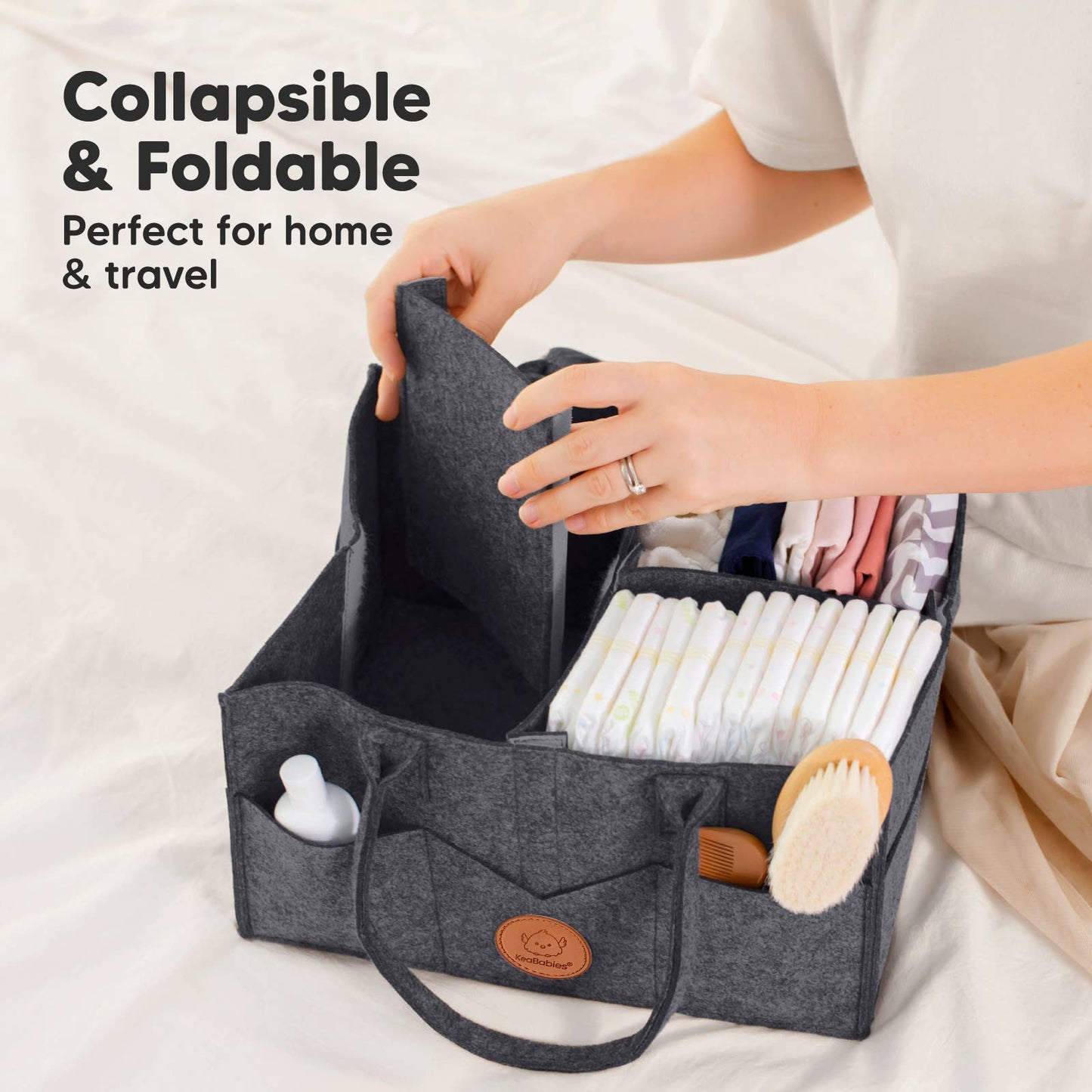 Original Baby Diaper Caddy Organizer for Nursery, Storage