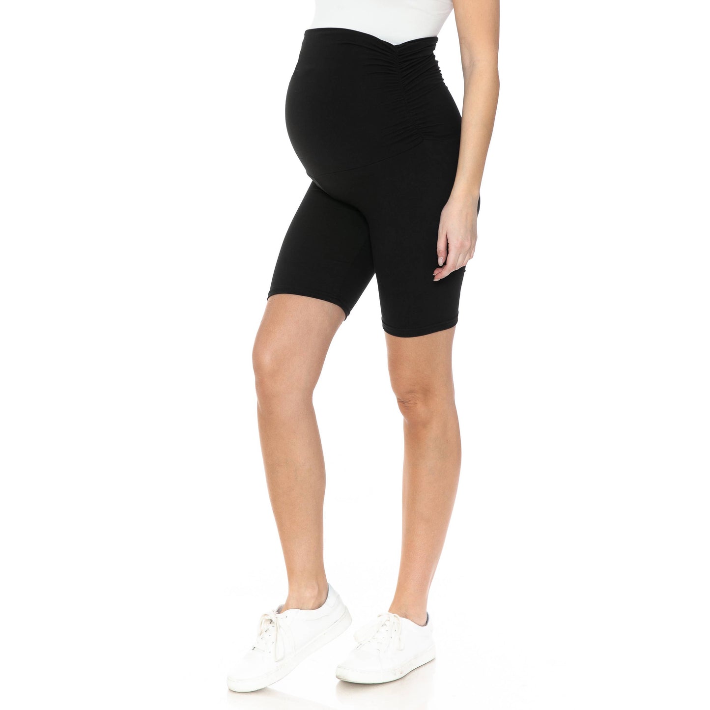Buttery Soft Print Maternity Shorts