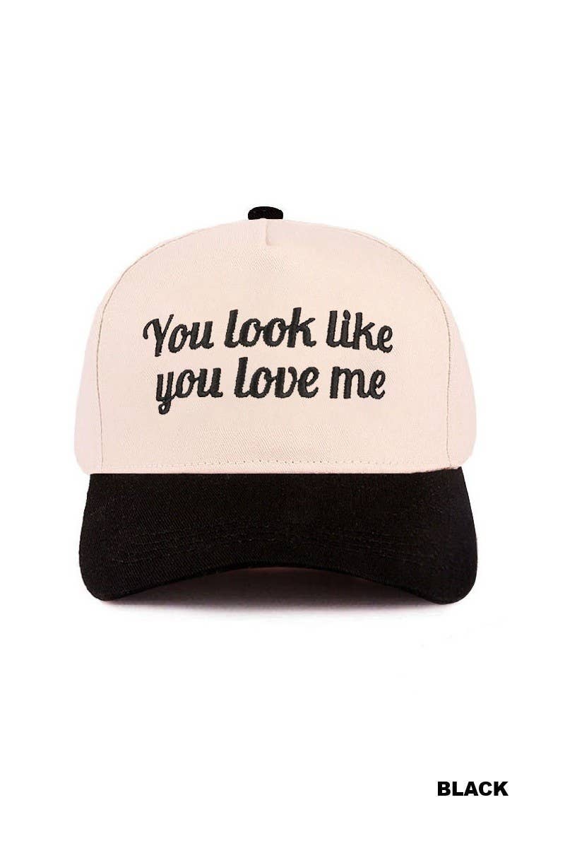 You Look Like You Love Me Two Tone Canvas Cotton