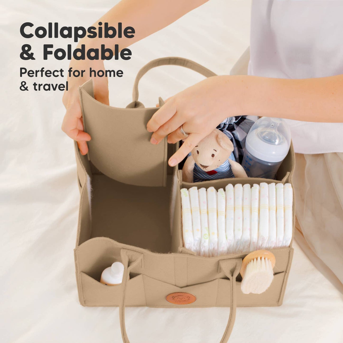 Original Baby Diaper Caddy Organizer for Nursery, Storage