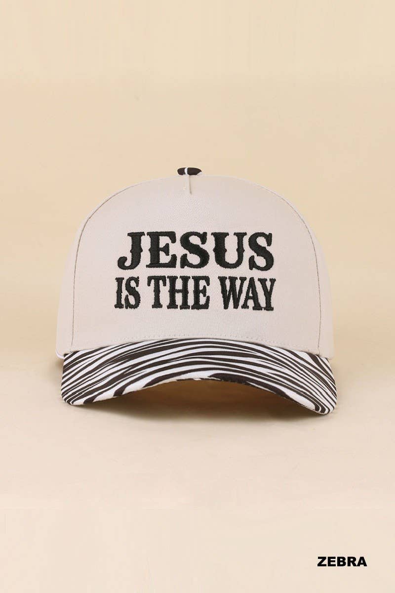Jesus Is The Way Two Tone Snapback Hat