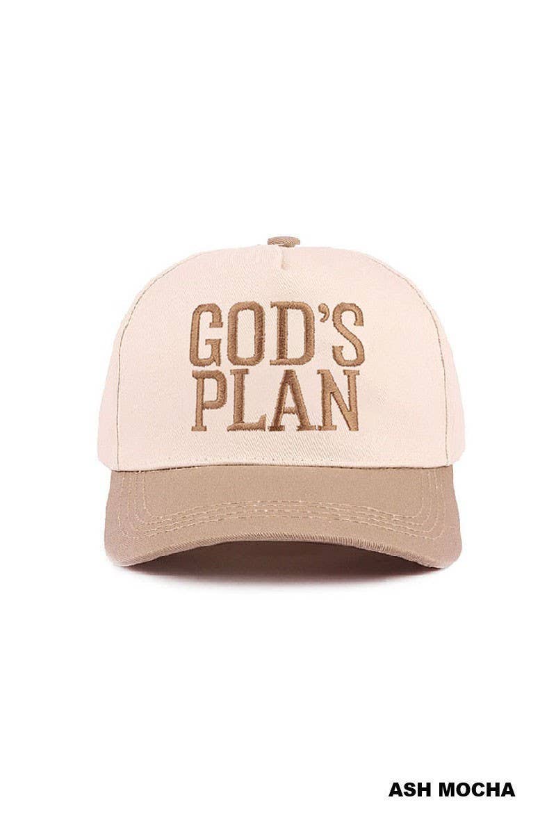 God's Plan Two Tone Cotton Hat