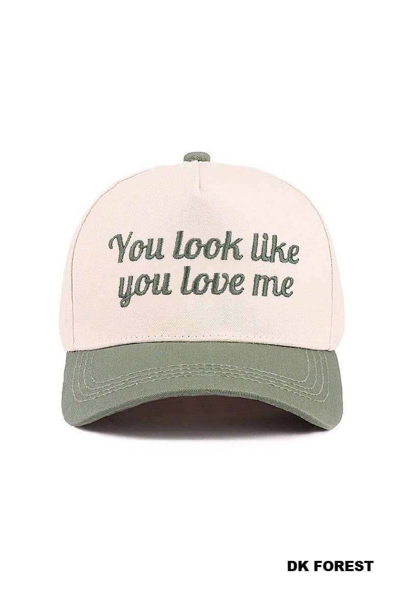 You Look Like You Love Me Two Tone Canvas Cotton