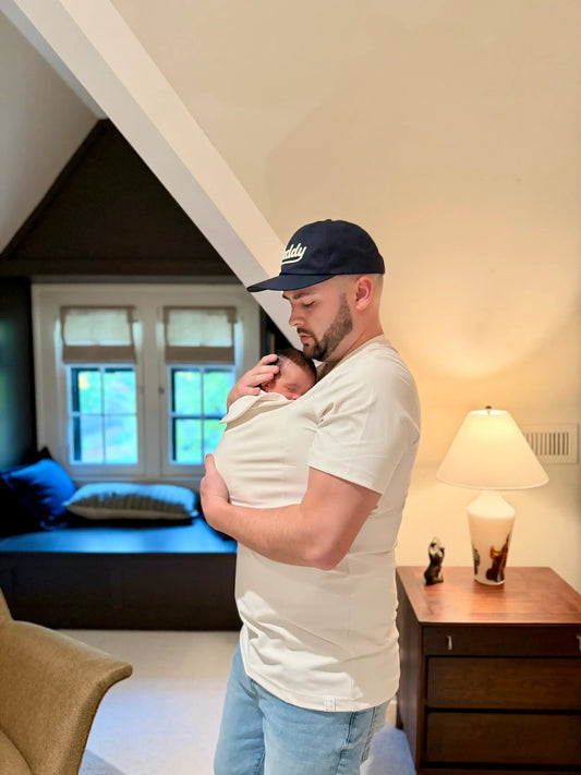 Lalabu Dad Shirt | Baby Carrier | Natural