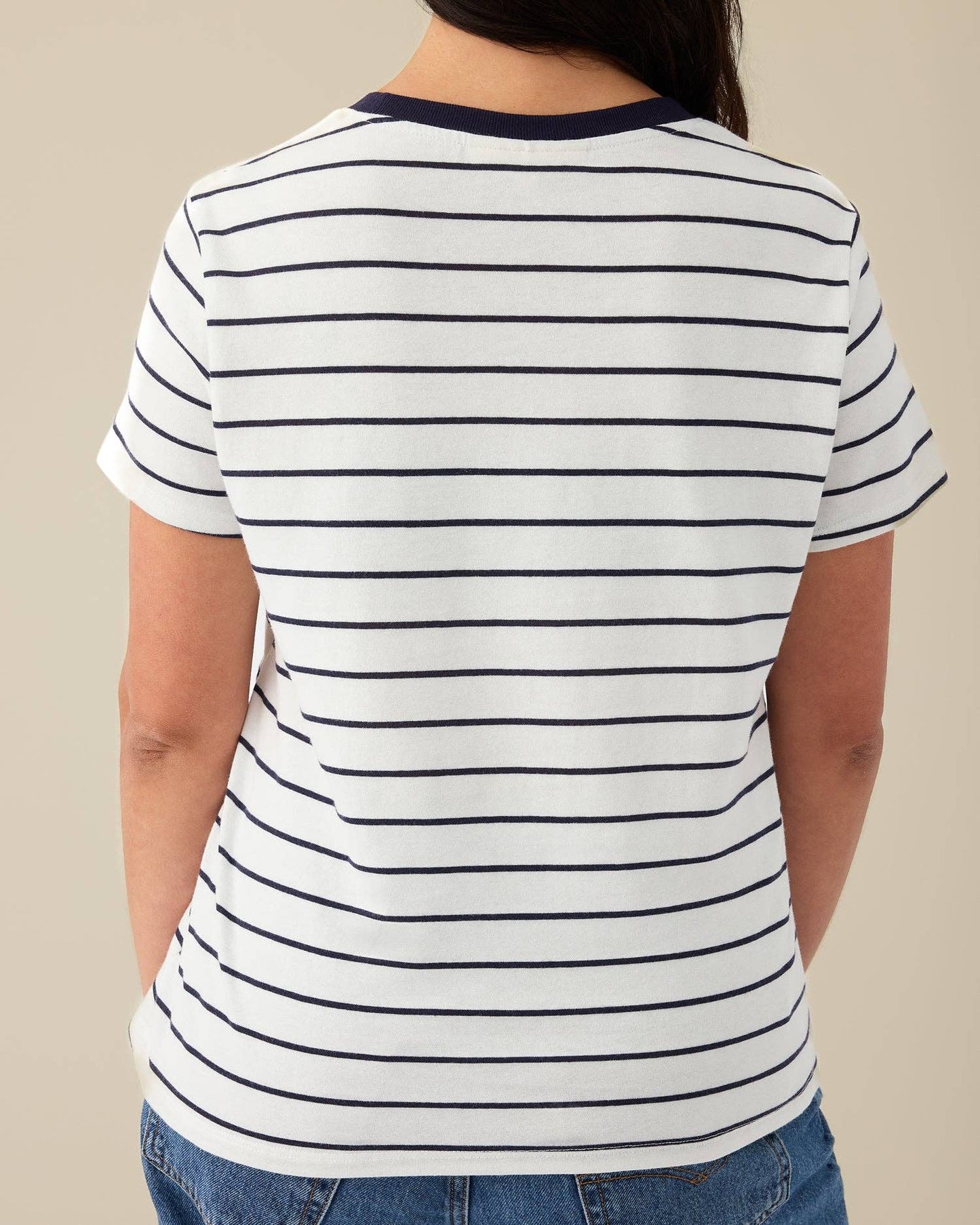 Emboridered Classic Cotton Nursing T-shirt