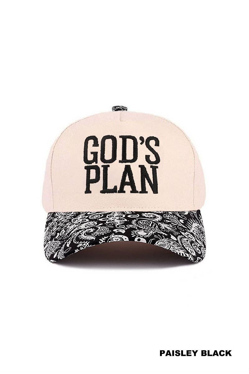 God's Plan Two Tone Cotton Hat