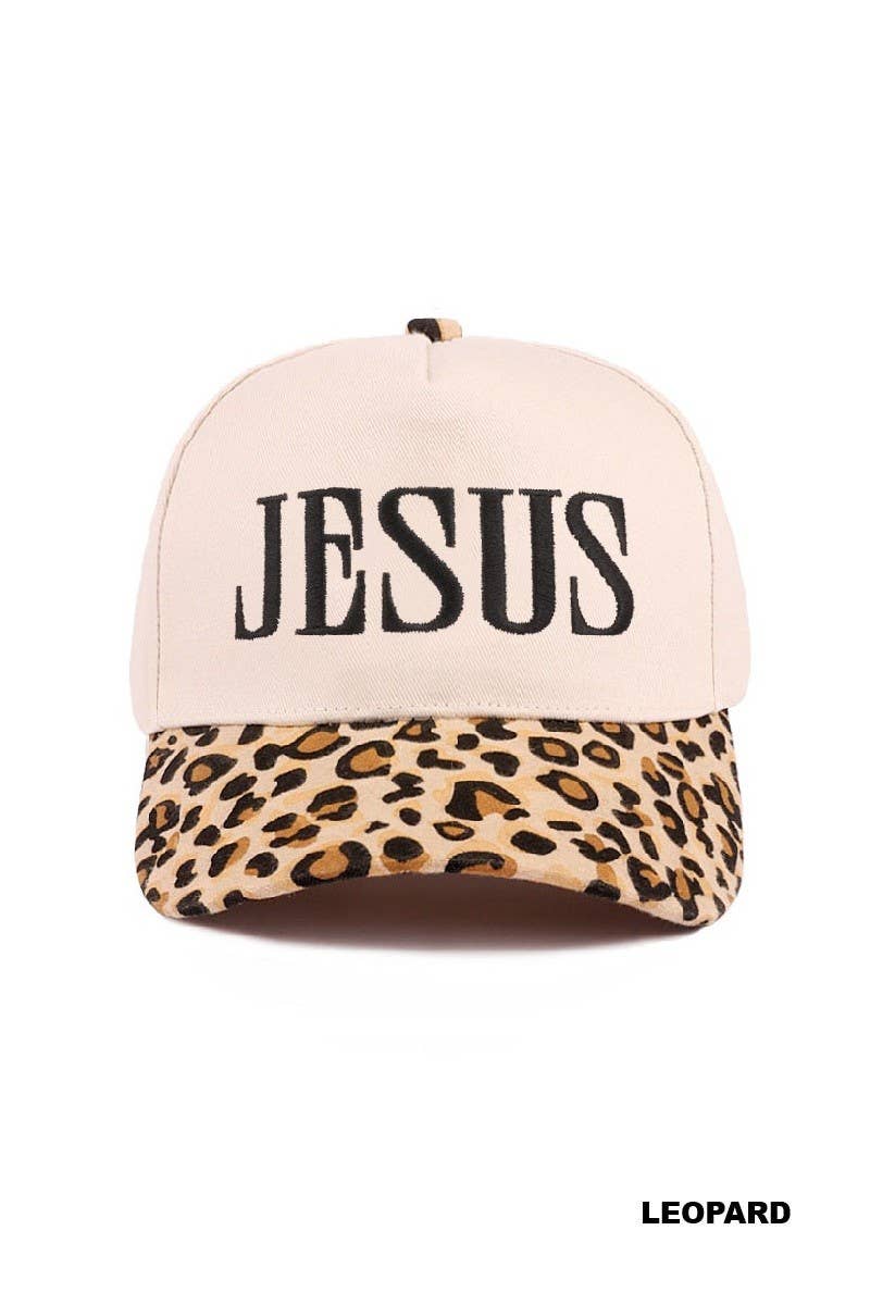 Jesus Two Tone Canvas Cotton Cap