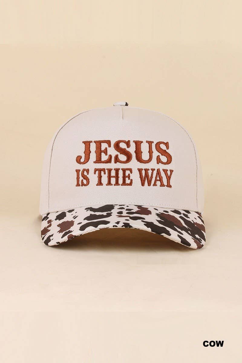 Jesus Is The Way Two Tone Snapback Hat
