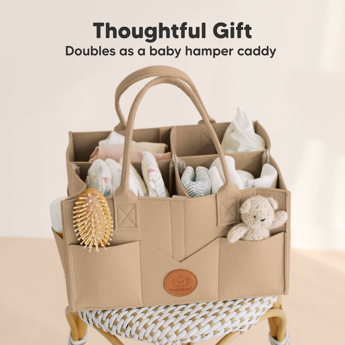 Original Baby Diaper Caddy Organizer for Nursery, Storage