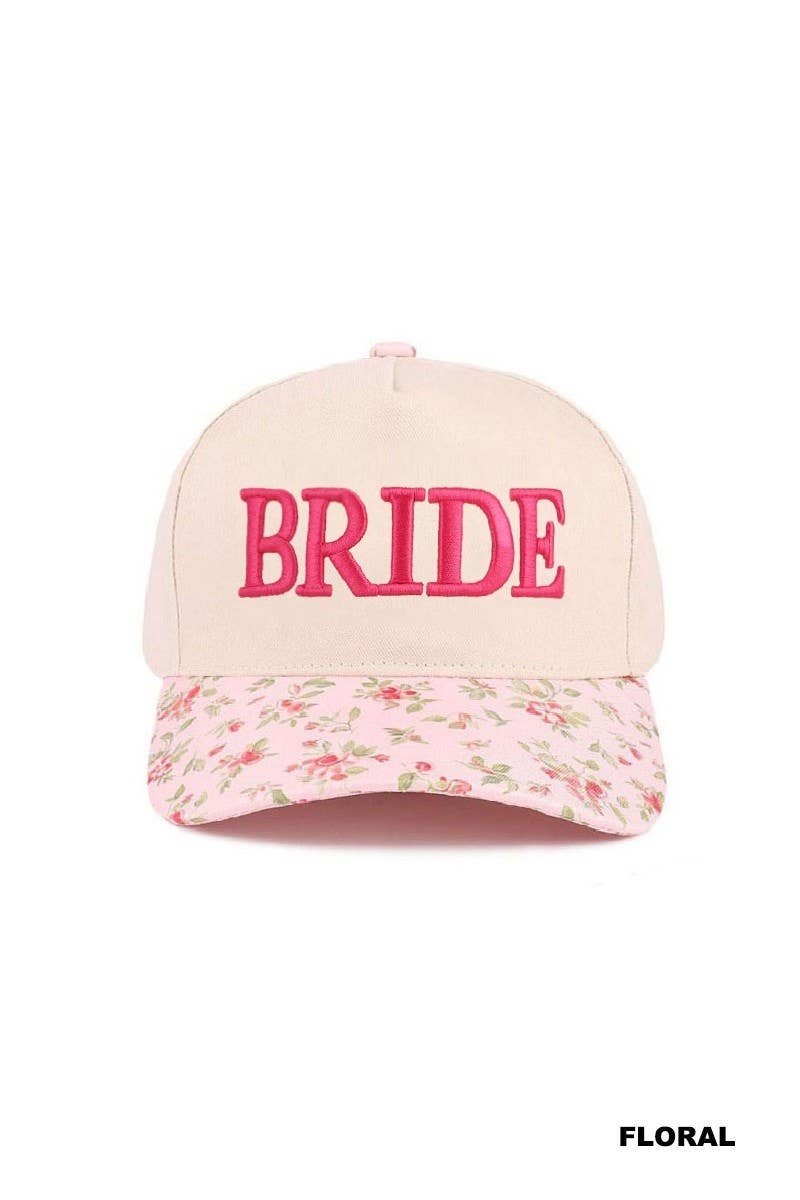 Bride Two Tone Cotton Hat