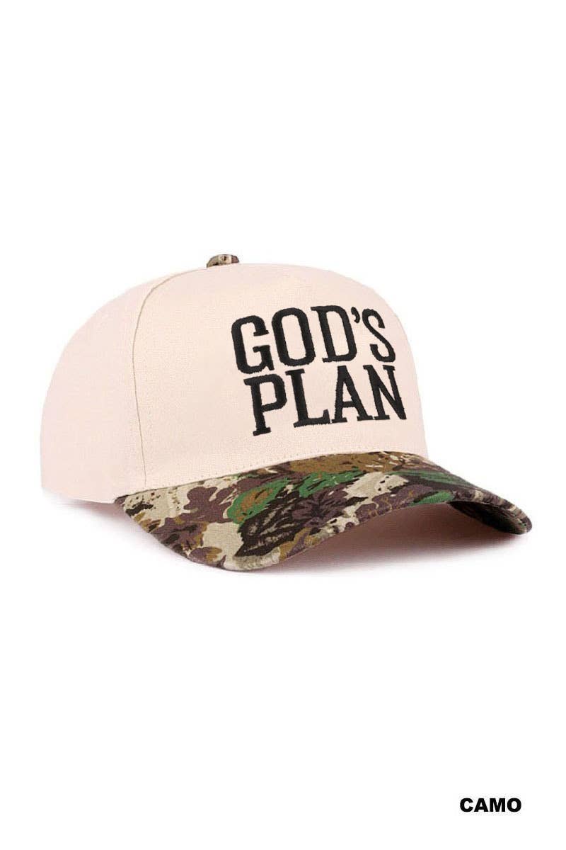 God's Plan Two Tone Cotton Hat