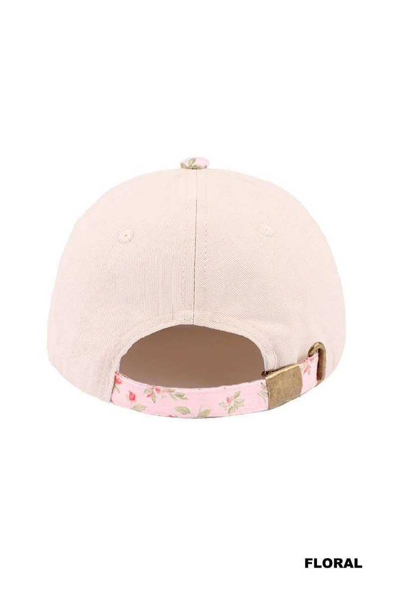 Bride Two Tone Cotton Hat