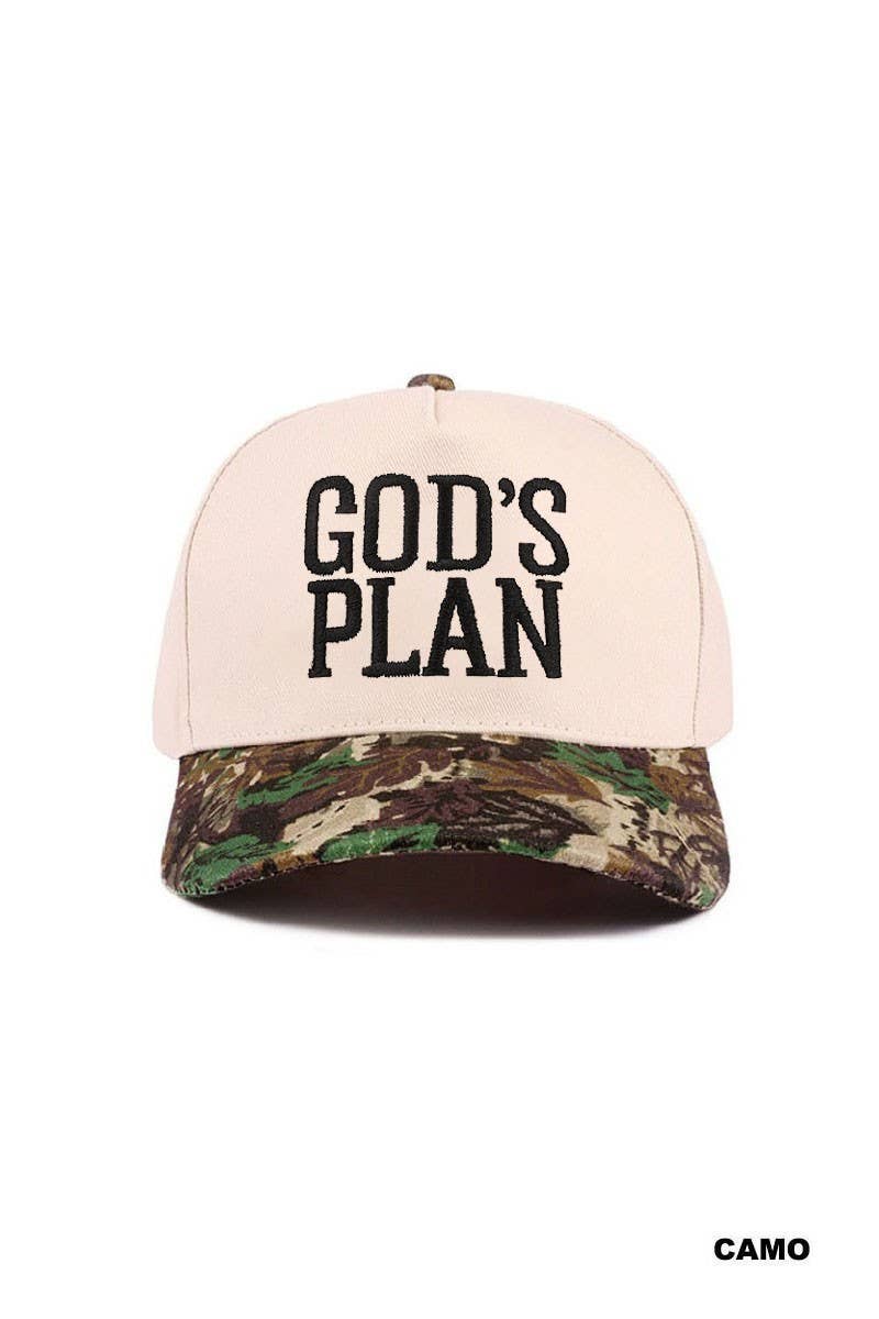 God's Plan Two Tone Cotton Hat