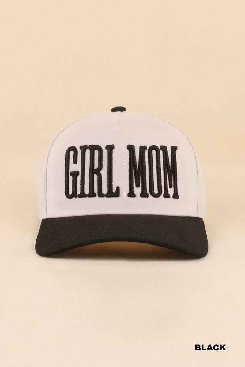 Girl Mom Two Tone Snapback Hat