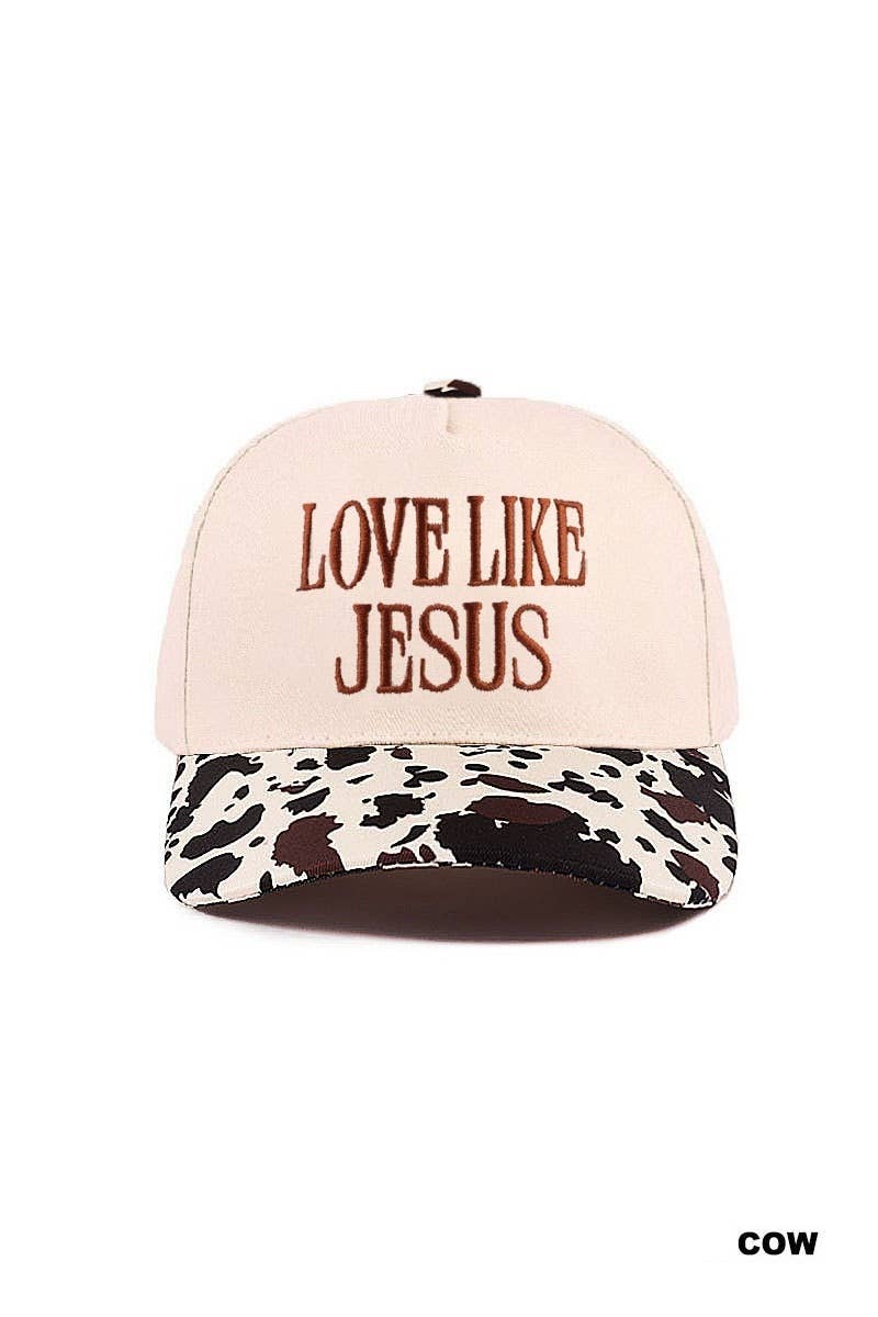 Love Like Jesus Two Tone Cotton Hat