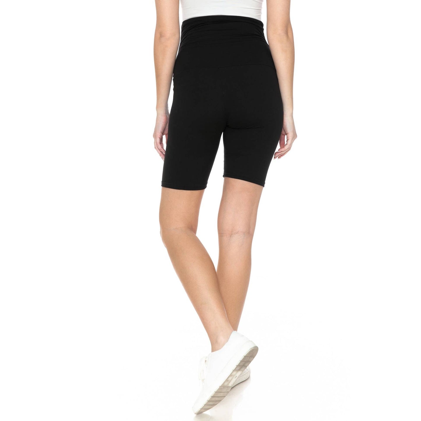 Buttery Soft Print Maternity Shorts