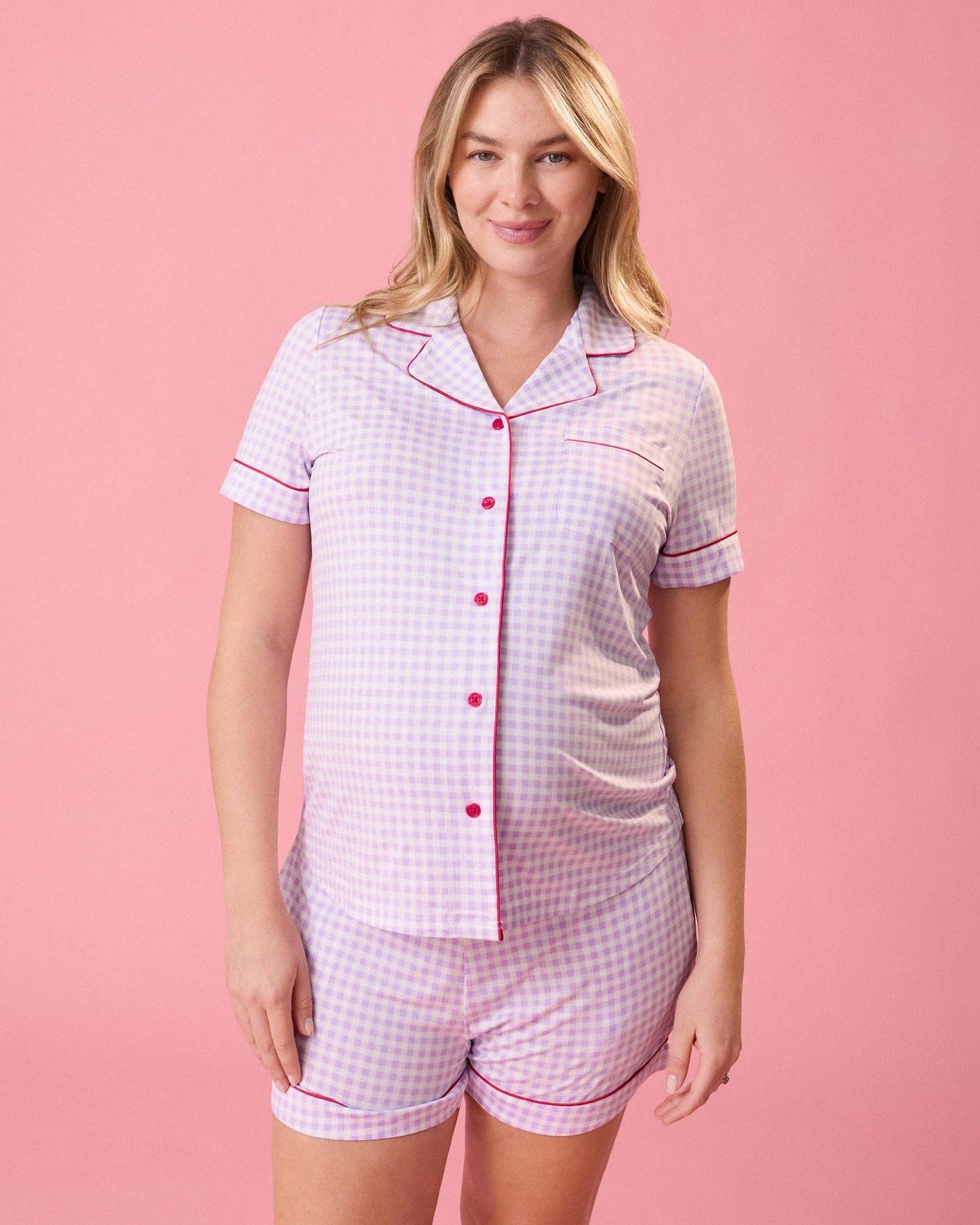 Clea Bamboo Short Sleeve Pajama Set