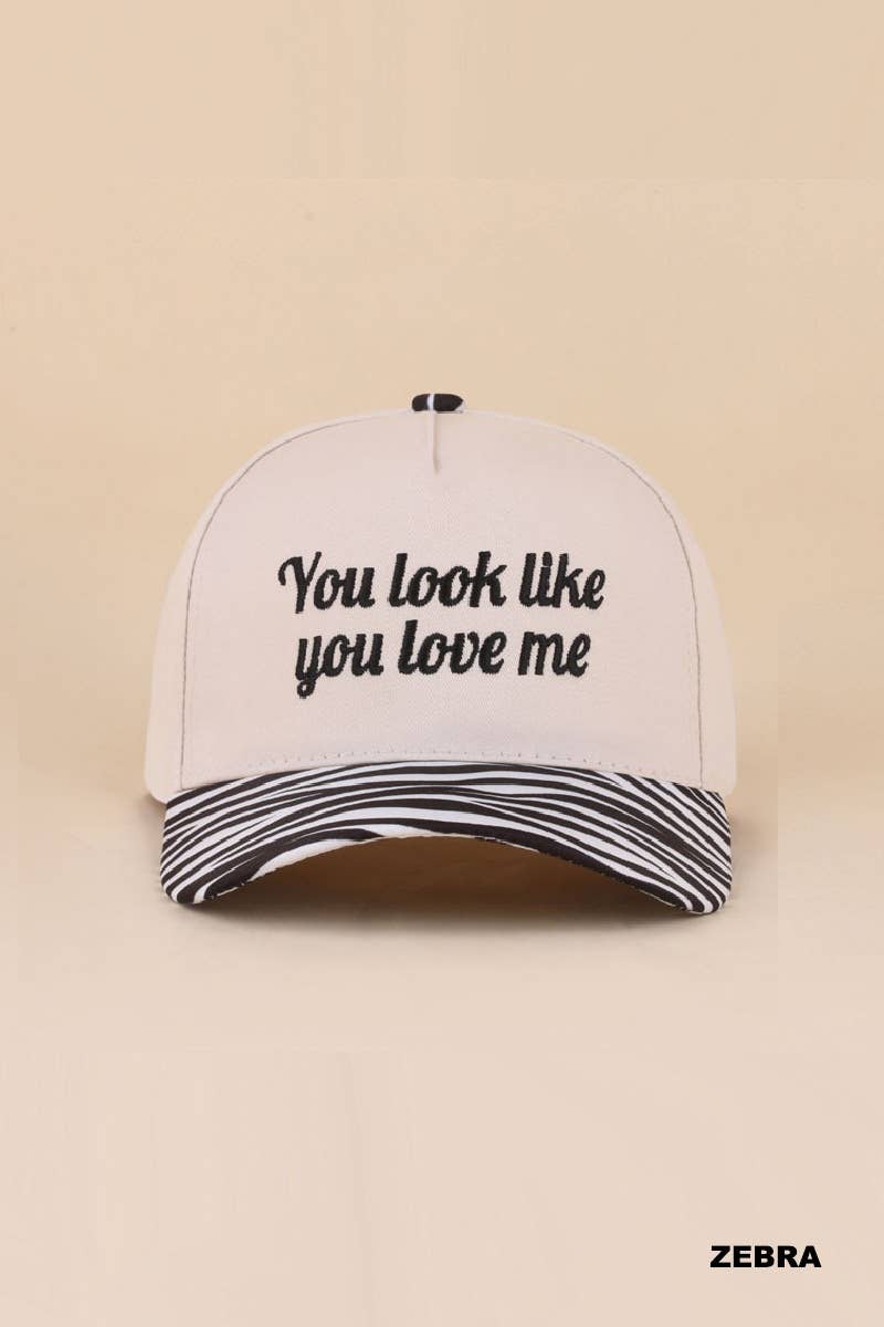 You Look Like You Love Me Two Tone Canvas Cotton