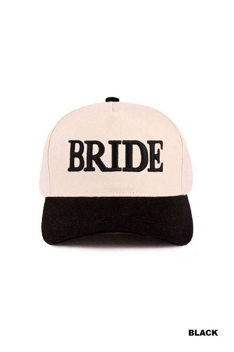 Bride Two Tone Cotton Hat