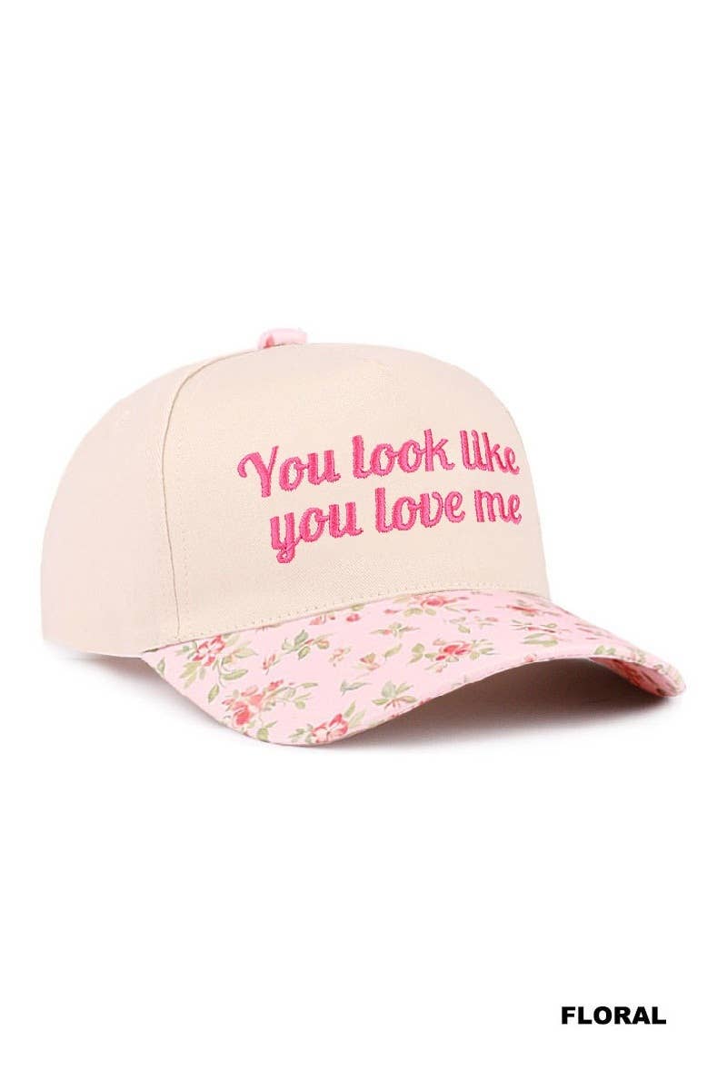You Look Like You Love Me Two Tone Canvas Cotton