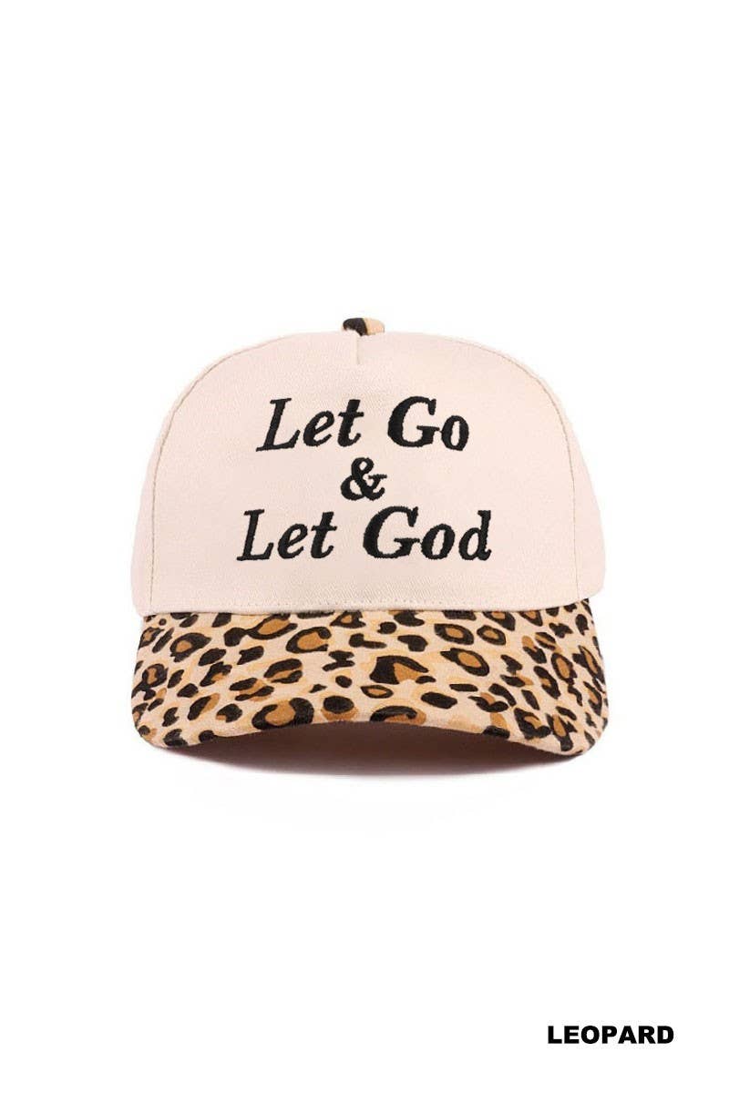 Let Go & Let God Two Tone Cotton Hat