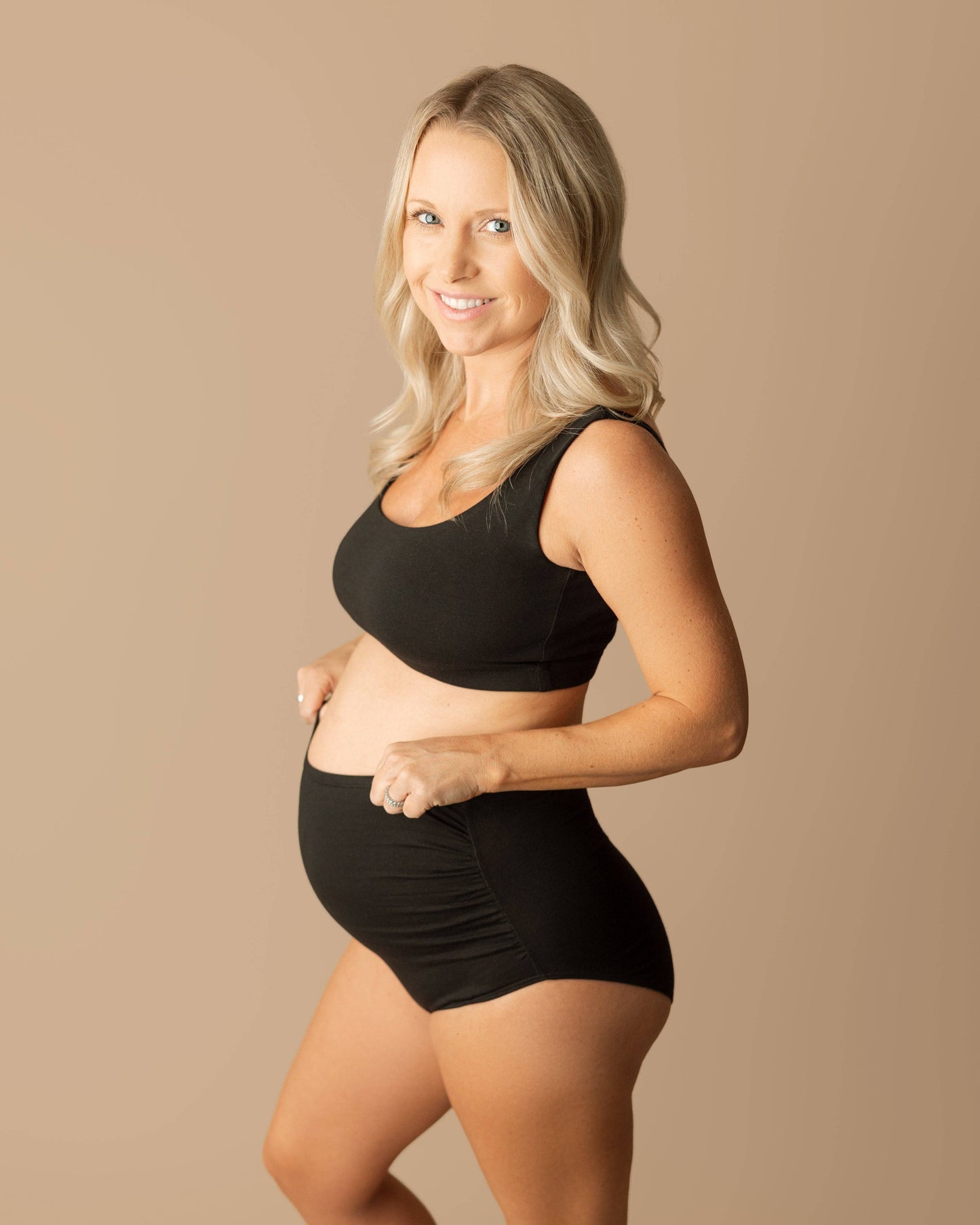 Maternity High Waist Briefs - 95% Organic Cotton
